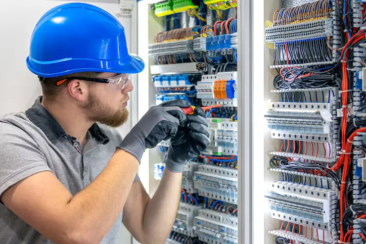 Imagen del equipo de electricistas en Barcelona